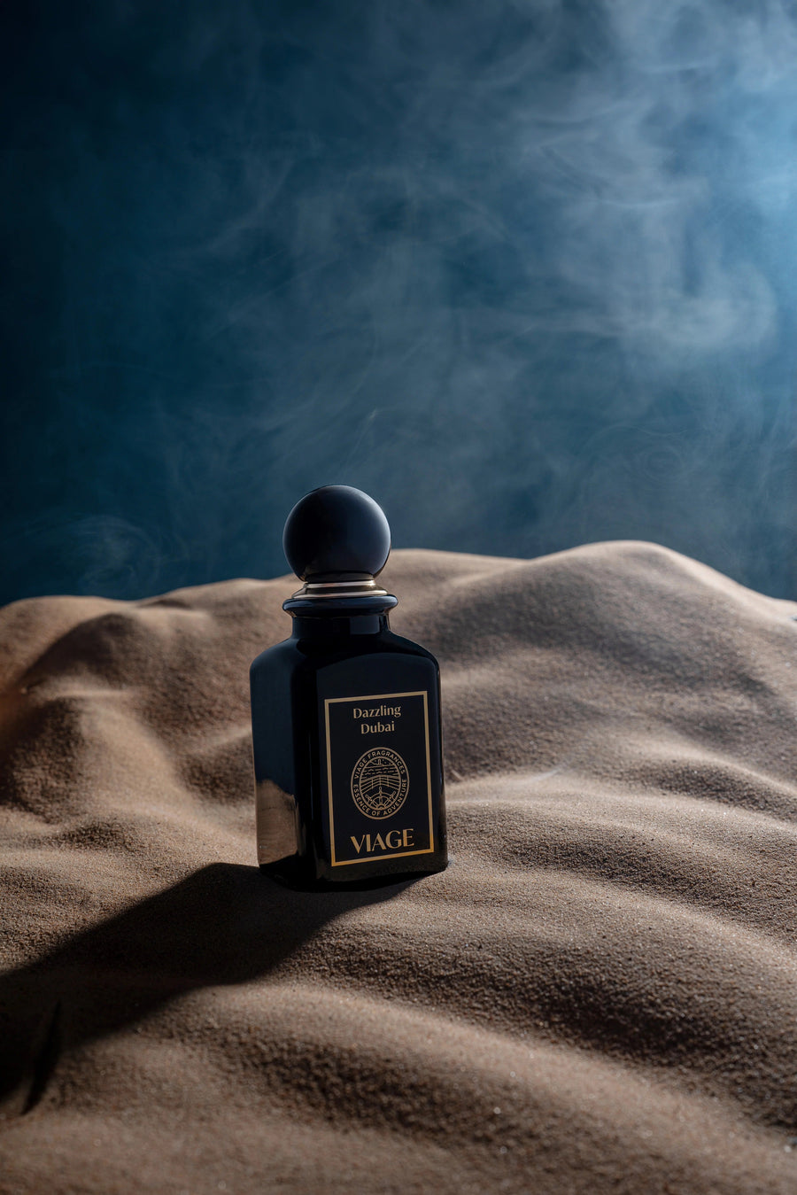 Niche perfume bottles displayed together